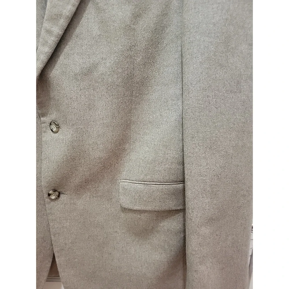 JOS A BANK 100% Pure Cashmere Tan Men's Sport Coat Jacket  44L